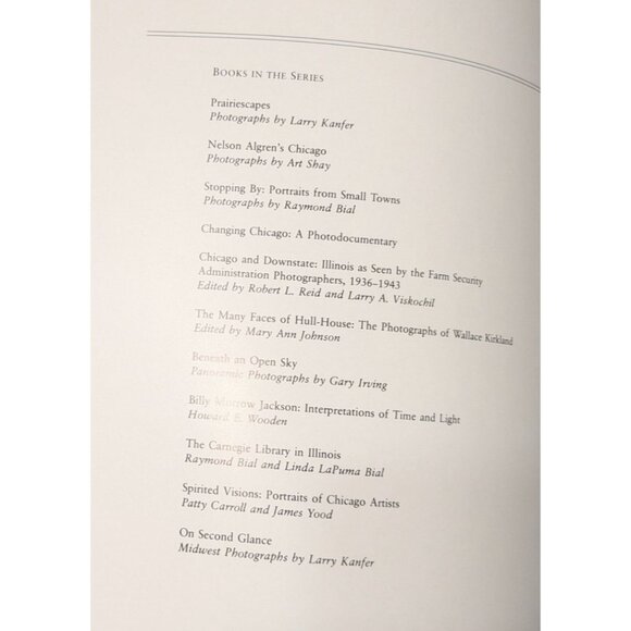 On Second Glance Midwest Photography Book by Larry Kanfer Hardcover 1992 - Picture 6 of 11